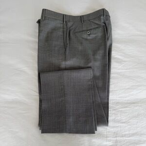 Zanella Textured Gray Trousers